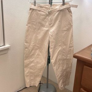 TED BAKER Cream White High-Waist Pants - Size 3 - Washed & Never Worn!!